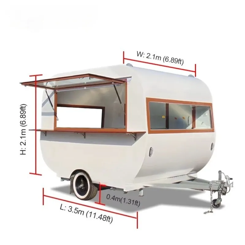 Street Mobile Fast Food Cart T - Coffee Equipment Canada 评论和价格