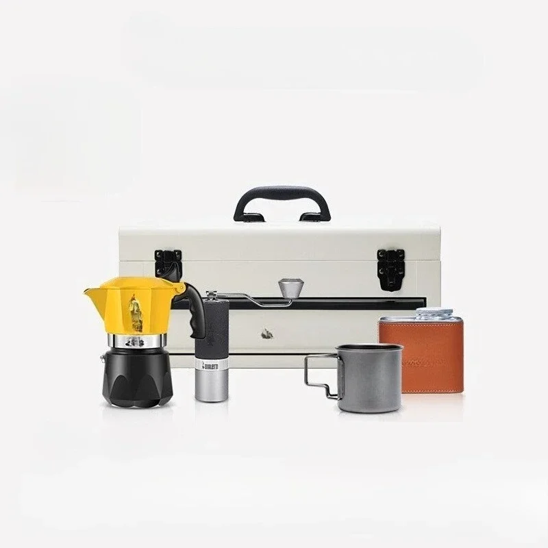Camping Coffee Box Mocha Pot O - Coffee Equipment Gift 评论和价格
