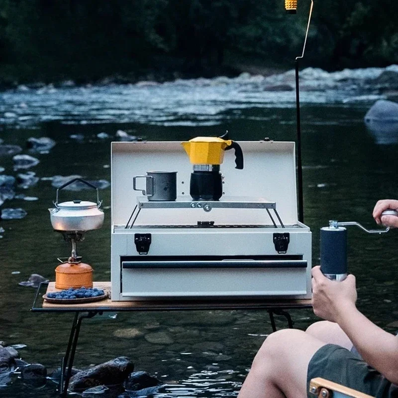 Camping Coffee Box Mocha Pot O - Coffee Equipment Gift 评论和价格