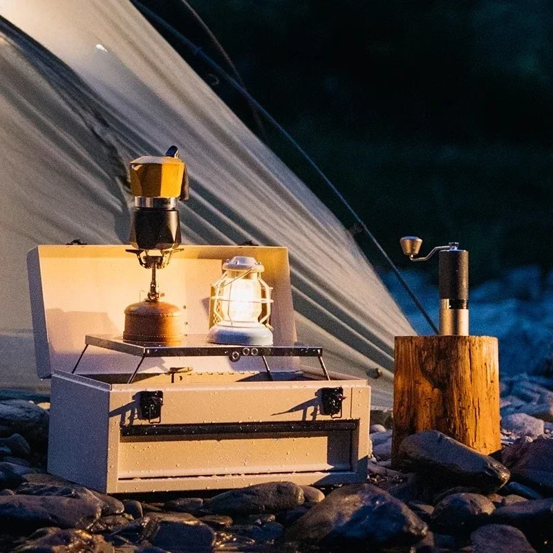 Camping Coffee Box Mocha Pot O - Coffee Equipment Gift 评论和价格