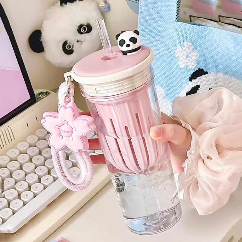 650ml Kawaii Water Bottle With - Coffee Equipment Gift 评论和价格