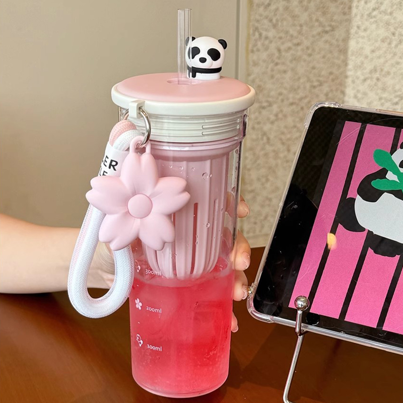 650ml Kawaii Water Bottle With - Coffee Equipment Gift 评论和价格