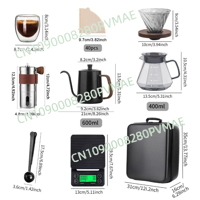 Hand pour-over coffee set outd - Coffee Equipment Gift 评论和价格